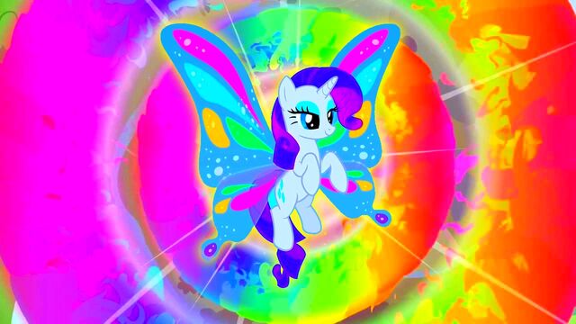 File:FANMADE Rarity rainbow radiant.jpg