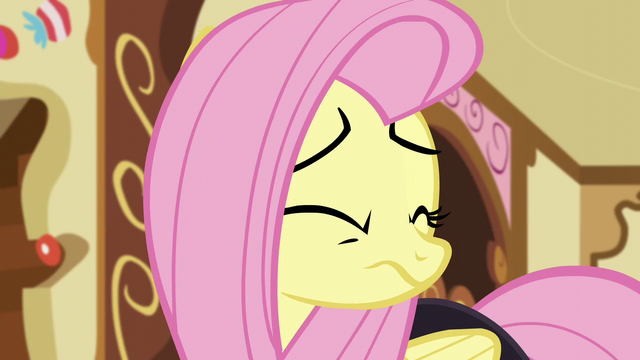 File:Fluttershy gulping S5E21.png