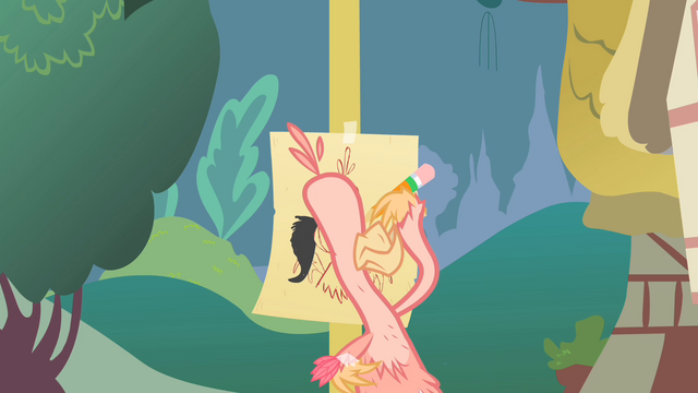 File:Philomena vandalising posters S1E22.png