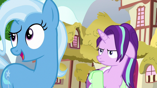 File:Trixie "Twilight's castle is made out of crystals" S7E2.png