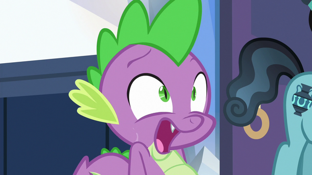 File:Spike laughing nervously S6E16.png