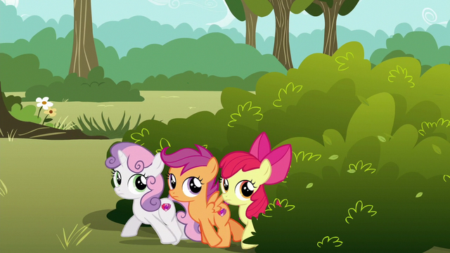 File:Cutie Mark Crusaders try to sneak away S6E19.png