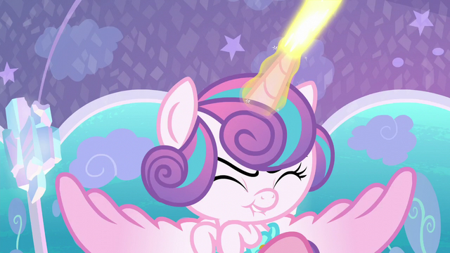 File:Flurry Heart shooting beams of magic S6E1.png