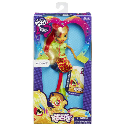 File:Applejack Equestria Girls Rainbow Rocks neon doll packaging.jpg