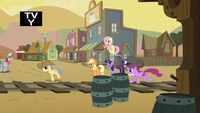 File:Ponies running about S1E21.png