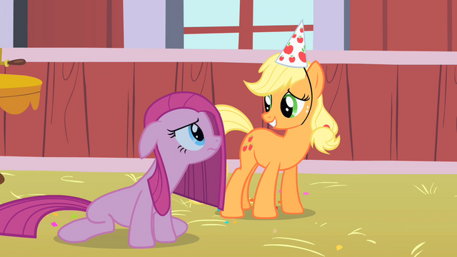 File:Applejack and Pinkie4 S01E25.png