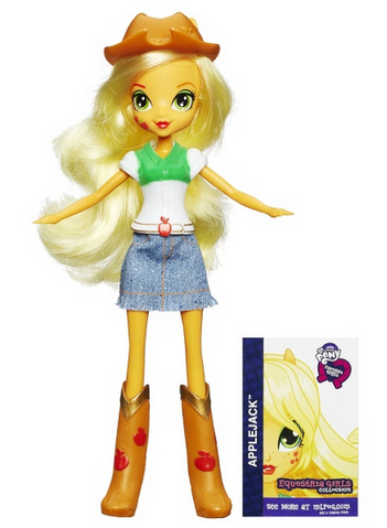 File:Applejack Equestria Girls show attire doll.png