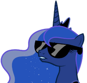 FANMADE Luna with sunglasses