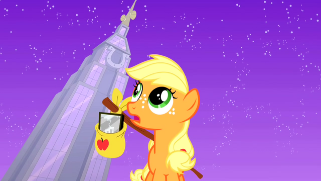File:Filly Applejack in Manehattan 1 S01E23.png
