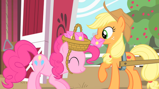 File:Applejack taking the envelope S1E25.png