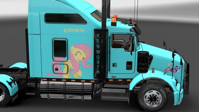 File:FANMADE ETS2 Kenworth T800 Fluttershy Skin 8.png