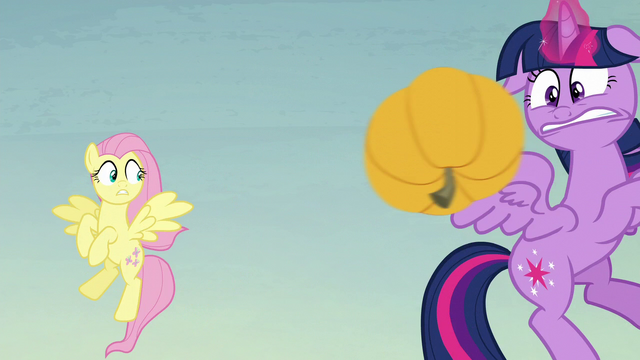 File:Fluttershy and Twilight dodge another pumpkin S5E23.png