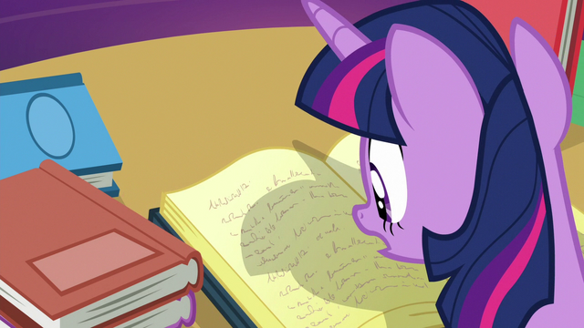 File:Twilight Sparkle consulting her books S6E19.png