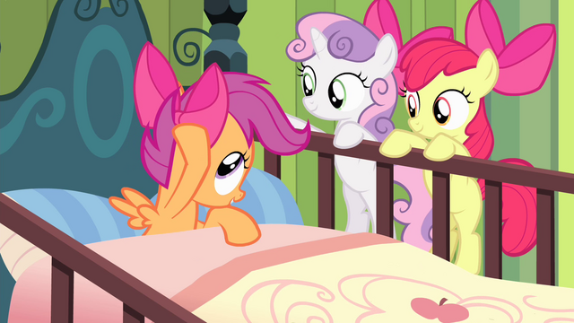 File:Scootaloo touches bow S4E17.png