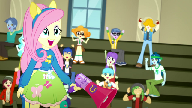 File:Fluttershy and students cheer "Yay!" again SS4.png