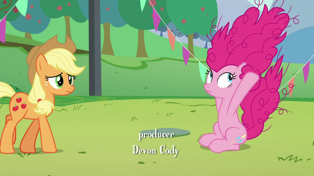 File:Pinkie holds her mane; Applejack walks towards her S5E24.png