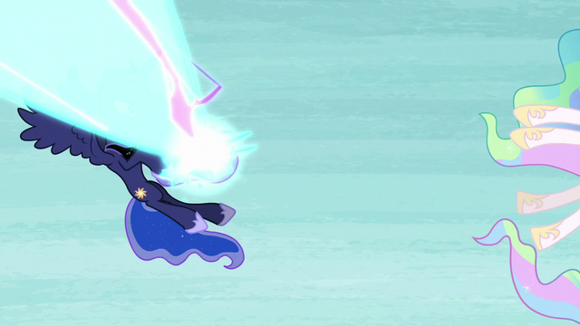 File:Nightmare Moon's magic shoots between Celestia and Luna S7E10.png