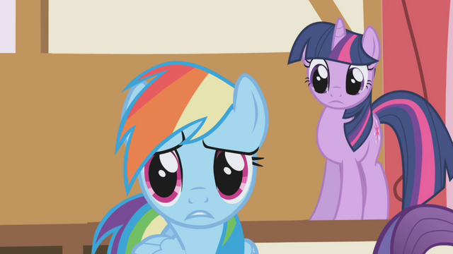 File:Rainbow Dash "tired?" S1E04.png