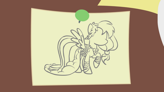 File:Rainbow Dash's Dress sketch S1E14.png