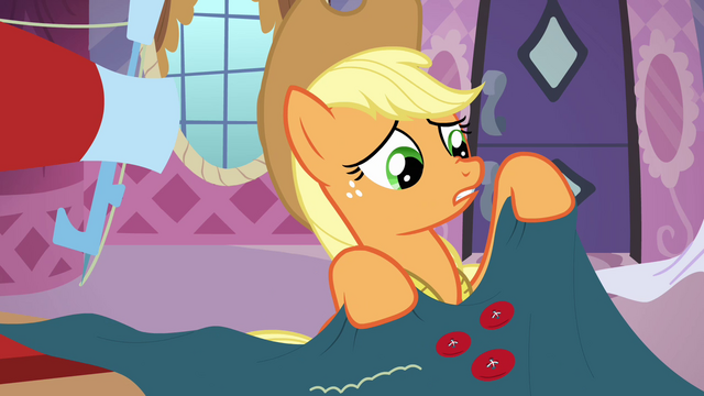 File:Applejack knitting S03E13.png