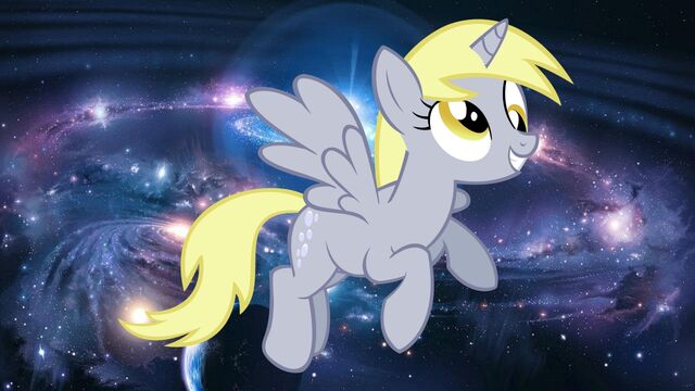 File:FANMADE Derpy Alicorn cosmic.jpg