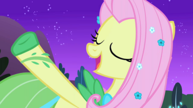 File:Scene starts transitioning to Fluttershy's gala fantasy S1E26.png