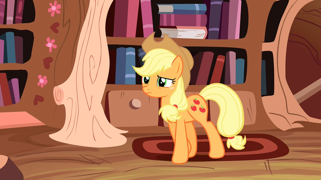 File:Applejack walks up to Twilight Sparkle S3E9.png