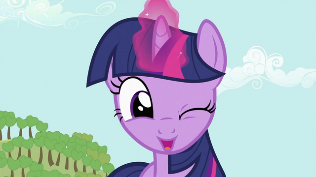 File:Twilight Sparkle winking S2E03.png
