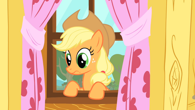 File:Applejack makes a face due to the CMC's poor performance S1E18.png