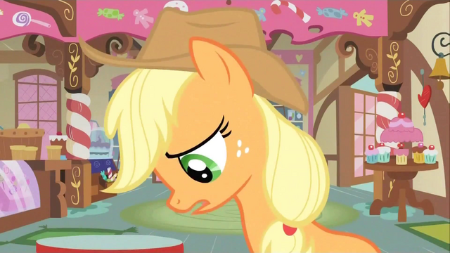 File:Applejack looking disappointed S02E23.png