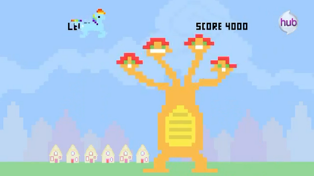 File:Hub Promo - 8 bit commercial Rainbow Dash vs Hydra.png