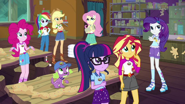 File:Equestria Girls listening to Celestia's announcement EG4.png