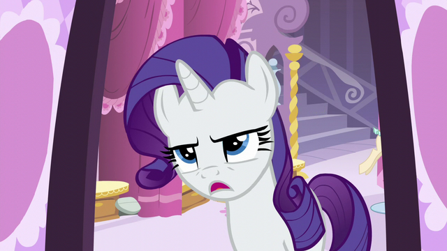 File:Rarity "I was wondering when all of you were going to show up" S6E9.png