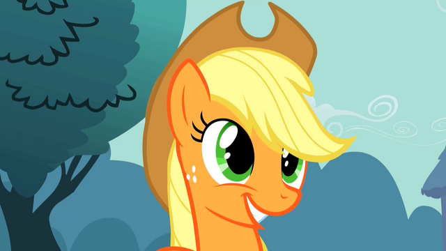 File:Applejack big smile S2E14.png