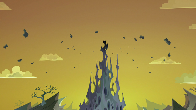 File:Top spire of the changeling hive destroyed S6E26.png