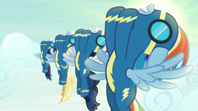 File:The Wonderbolts' synchronized flying S6E7.png