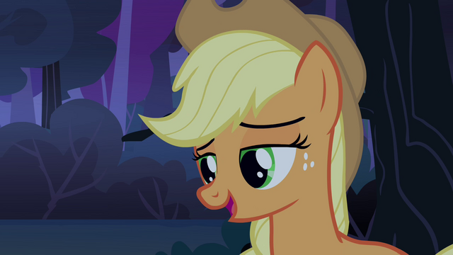 File:Applejack 'Why don't you sit' S3E06.png