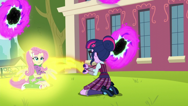 File:Twilight kneeling in front of Fluttershy EG3.png
