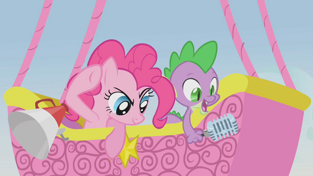 File:Pinkie Pie and Spike observing the racers S1E13.png