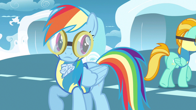 File:Rainbow Dash looking over shoulder S3E7.png