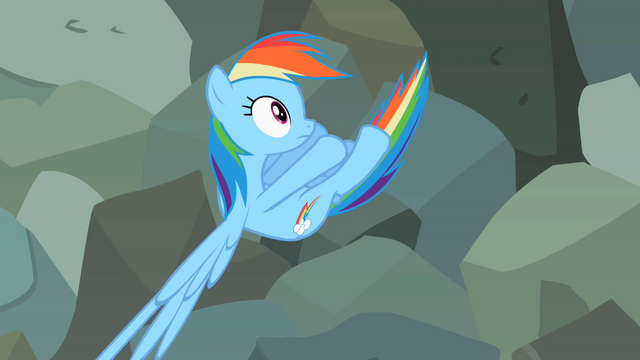 File:Rainbow Dash pulled away S2E07.png