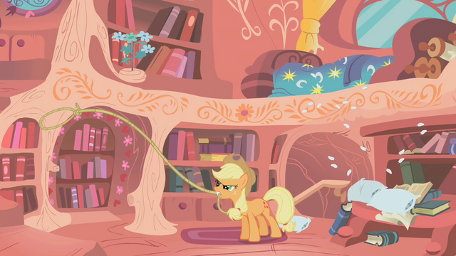 File:Applejack throwing pillows S01E08.png