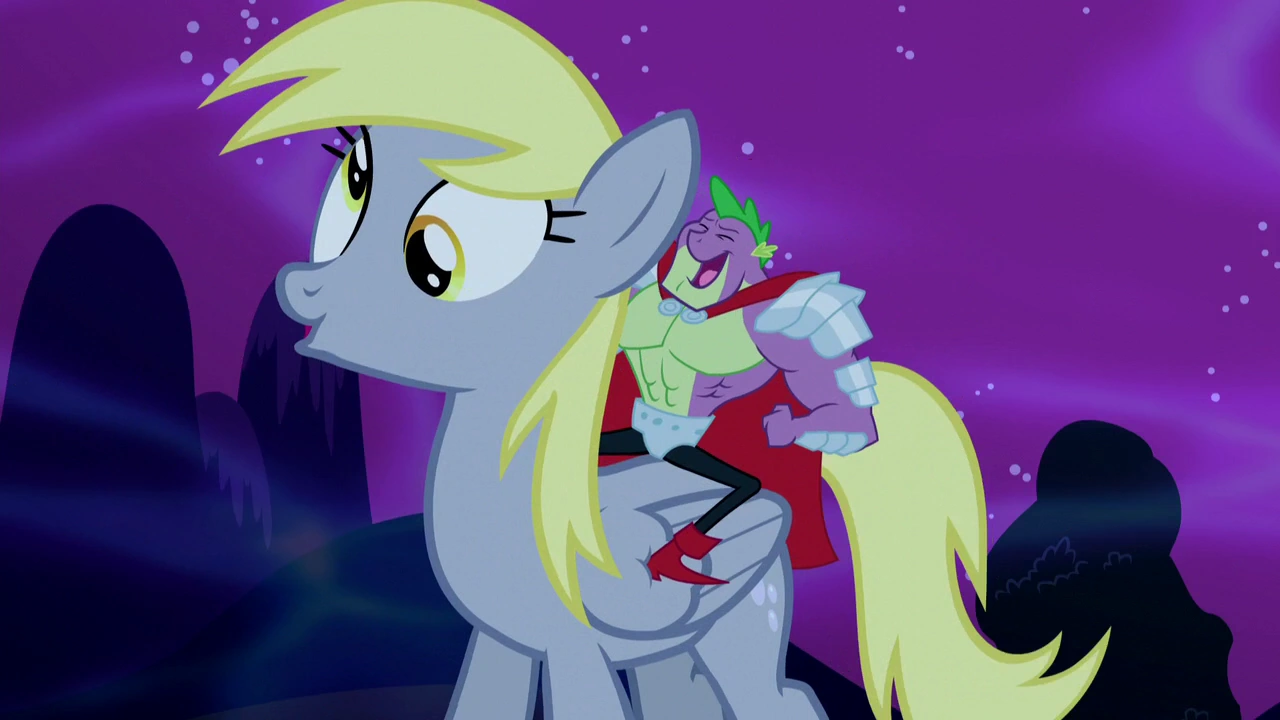 Image - Sir Spike leaps onto giant Derpy S5E13.png  My 