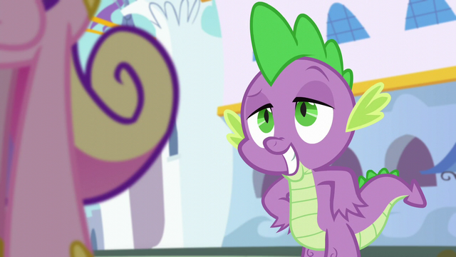 File:Spike wearing a proud grin S5E10.png