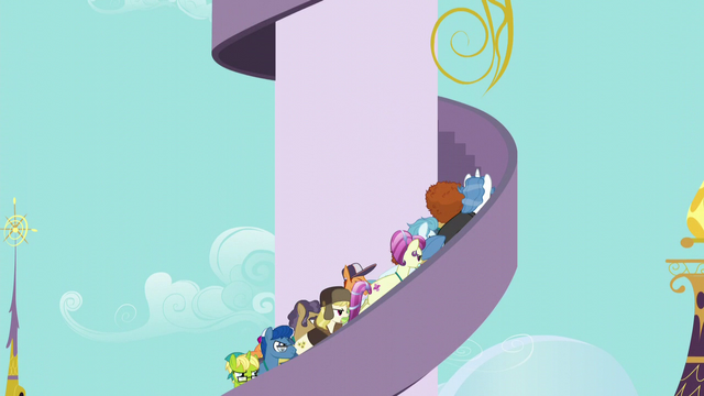 File:Angry delegates storm up the tower steps S5E10.png