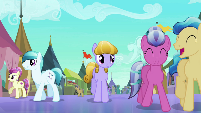 File:Crystal Ponies having fun at the Faire S3E01.png