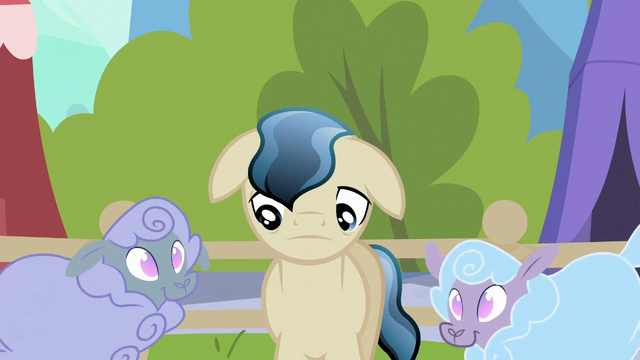 File:Depressed Crystal Pony next to sheep S3E2.png