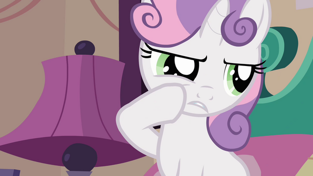 File:Sweetie Belle thinking S3E4.png