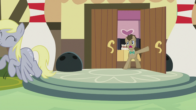File:Dr. Hooves tells Derpy to wait S5E9.png