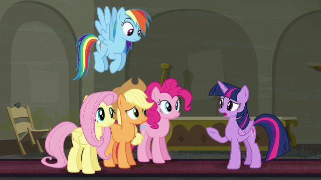 File:Twilight Sparkle "Rarity asked us to help her" S6E9.png